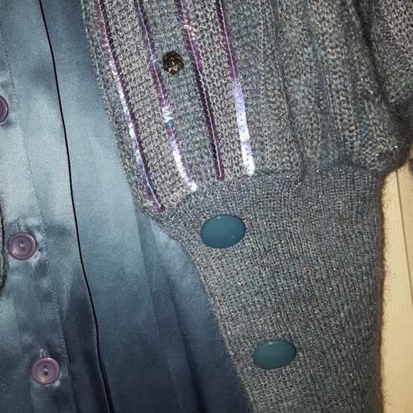 Dino Valiano vintage sweater and skirt set size 38 - Picture 5 of 8